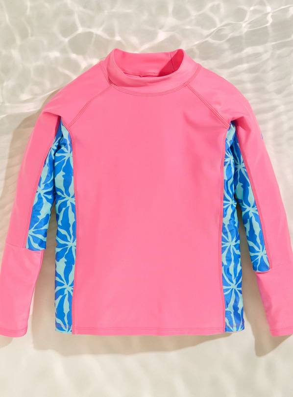 REGATTA Hoku Rash Vest Floral 7-8 years